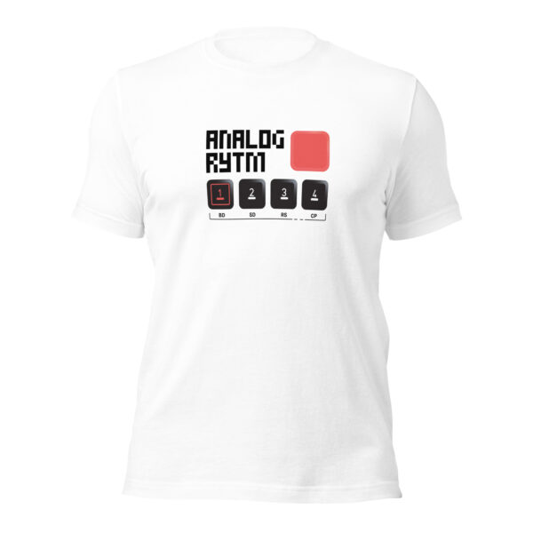 Analog Rytm Knobs White<br>Unisex t-shirt