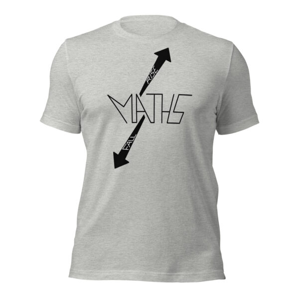Maths Simple White<br>Unisex t-shirt - Image 2