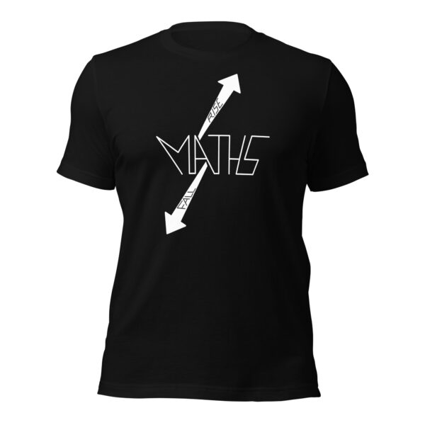 Maths Simple Black<br>Unisex t-shirt - Image 2