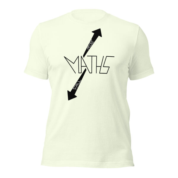 Maths Simple White<br>Unisex t-shirt - Image 3