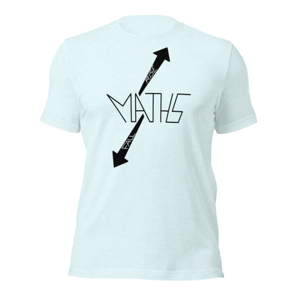Maths Simple White<br>Unisex t-shirt - Image 4