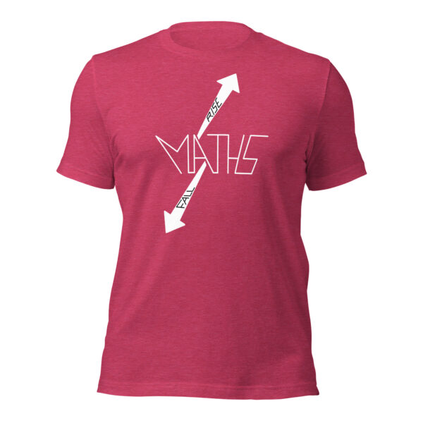 Maths Simple Black<br>Unisex t-shirt - Image 3