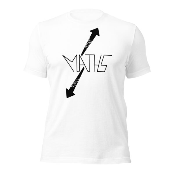 Maths Simple White<br>Unisex t-shirt